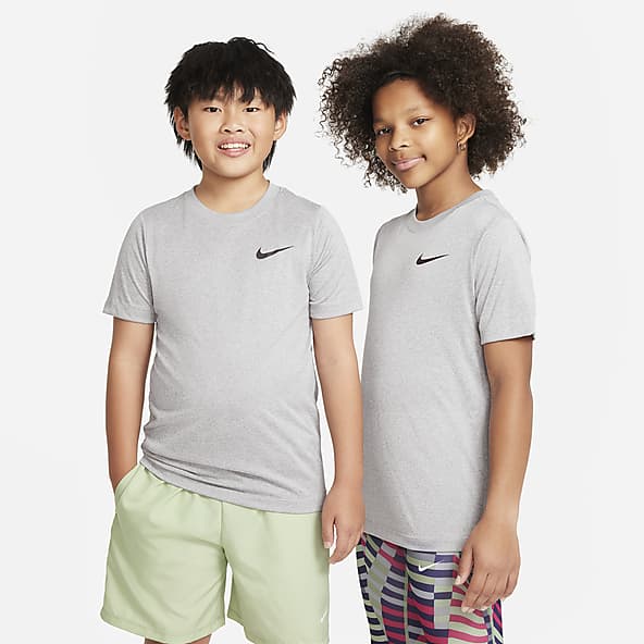 Boys Big Kids XS XL Grey Performance. Nike
